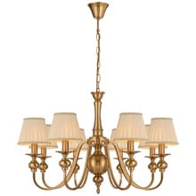 Astra Iron 8 Light Pendant with Shades